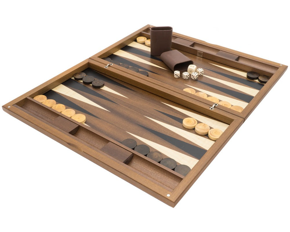 The Dal Negro York Deluxe Backgammon Set