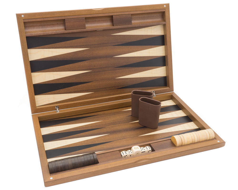 The Dal Negro York Deluxe Backgammon Set