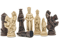 Berkeley Chess Camelot Russet Chessmen