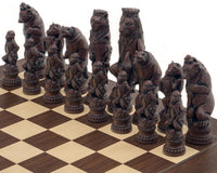 Berkeley Chess Reynard the Fox Russet Chessmen