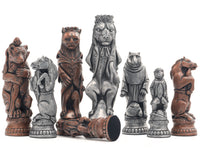 Berkeley Chess Reynard the Fox Metallic Chessmen