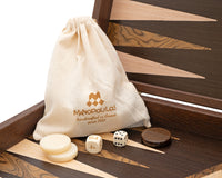 The Manopoulos Wenge & Walnut Burl Backgammon Set