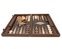 The Manopoulos Wenge & Walnut Burl Backgammon Set