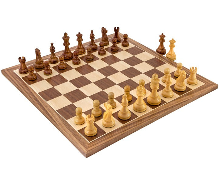 American Sheesham and Walnut Chess Set