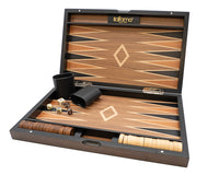 Italfama Folding Wooden Backgammon Set with Protective Bag