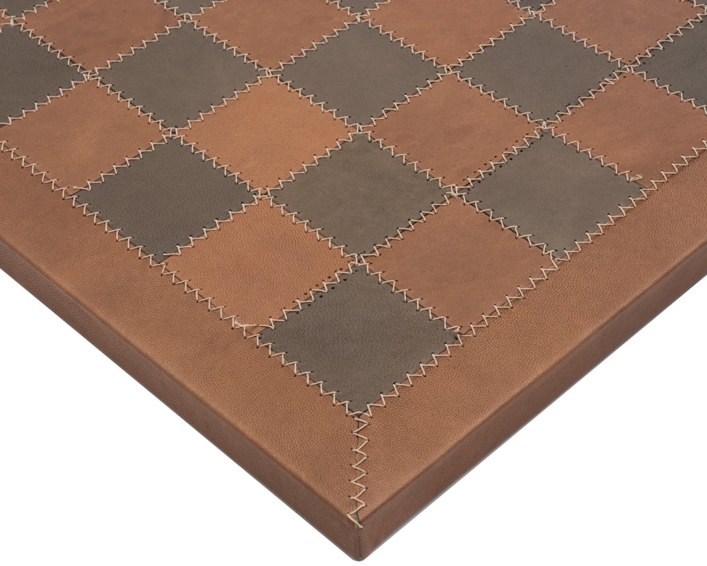 42cm Siena Genuine Leather Chessboard