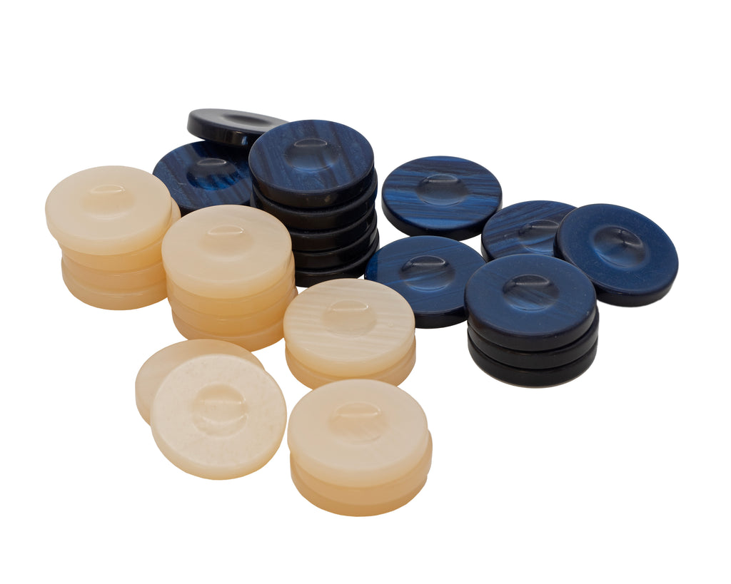 Deluxe Backgammon Stones & Ivory 36mm