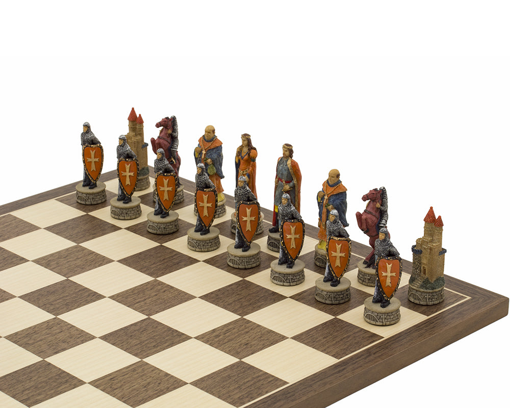 The Robin Hood Hand painted themed chess pieces by Italfama