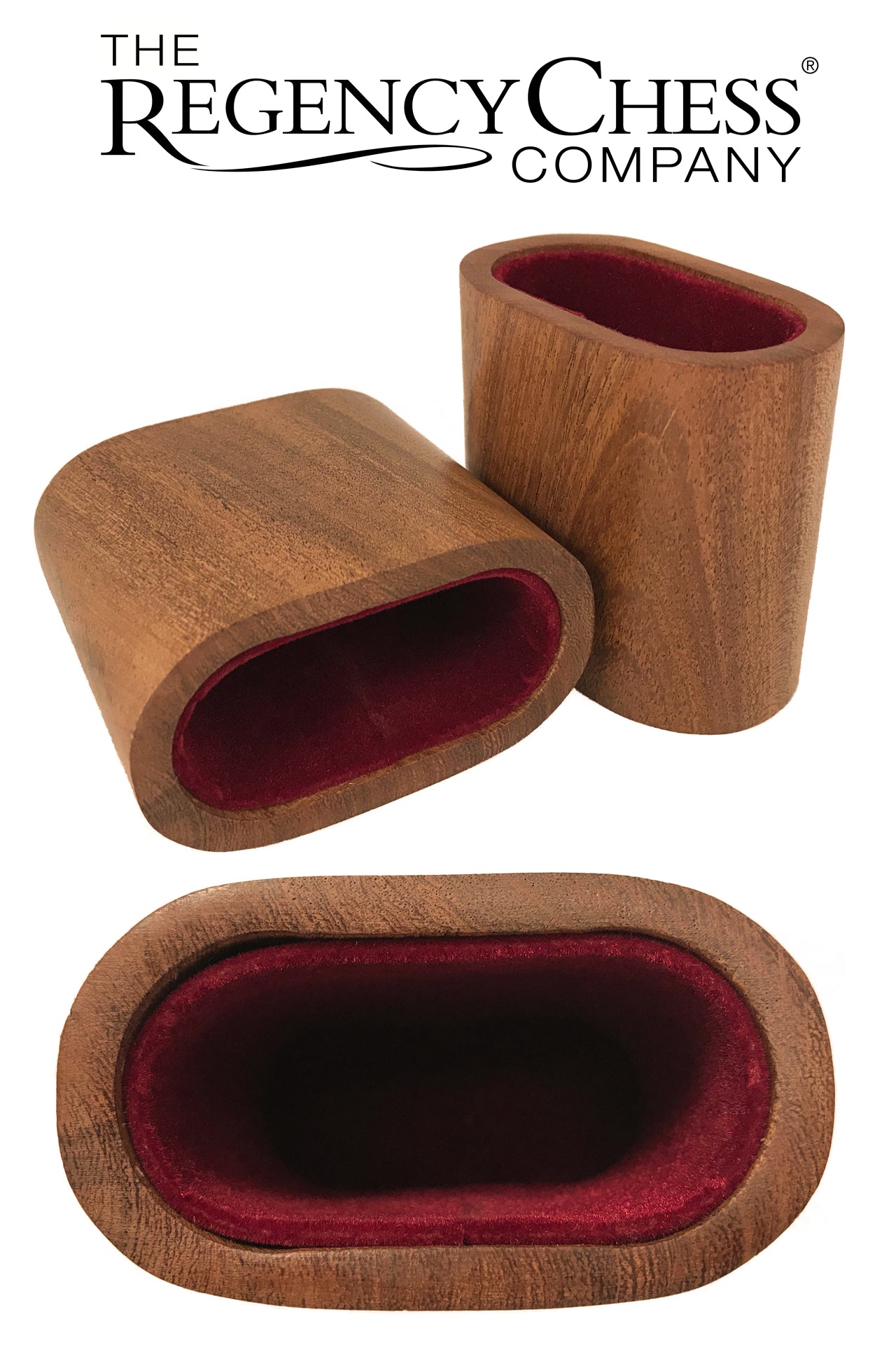 Solid Wooden Deluxe Dice Cups for Backgammon