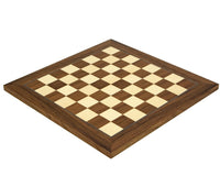 35cm Walnut and Maple Deluxe Chessboard