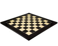 55cm Gloss Black Anegre and Maple Deluxe Chessboard