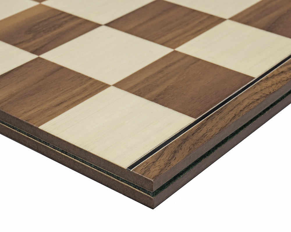 Exquisite 43 cm Folding Walnut Chess Board