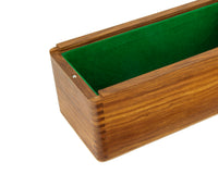28cm Sheesham Chess Piece Box with Sliding Lid