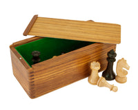 28cm Sheesham Chess Piece Box with Sliding Lid