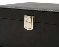 Black Leatherette Chess Piece Case
