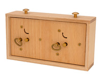 Wooden Turnier Chess Clock - Light Wood