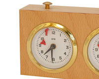 Wooden Turnier Chess Clock - Light Wood