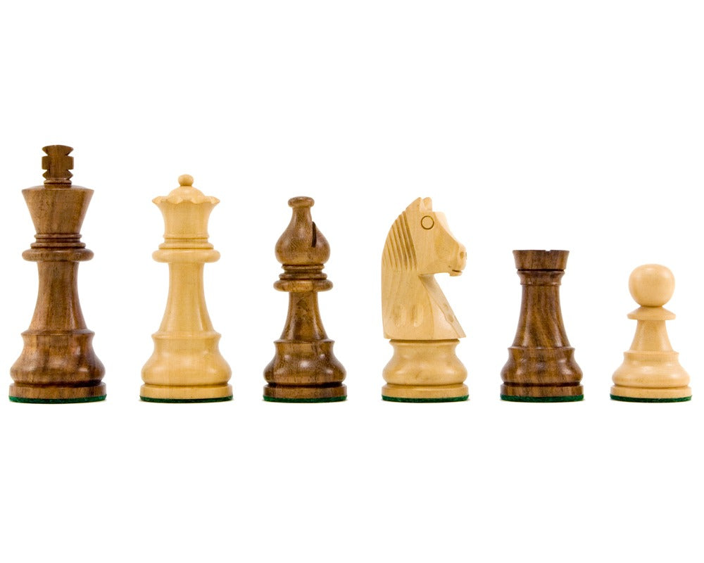 Down Head Knight Sheesham Staunton Chess Pieces 3.25 Inches