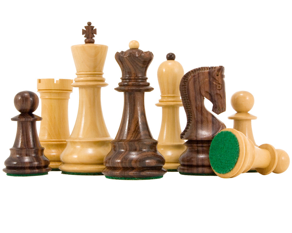 Antipodean Series Rosewood Staunton Chessmen 4 Inches