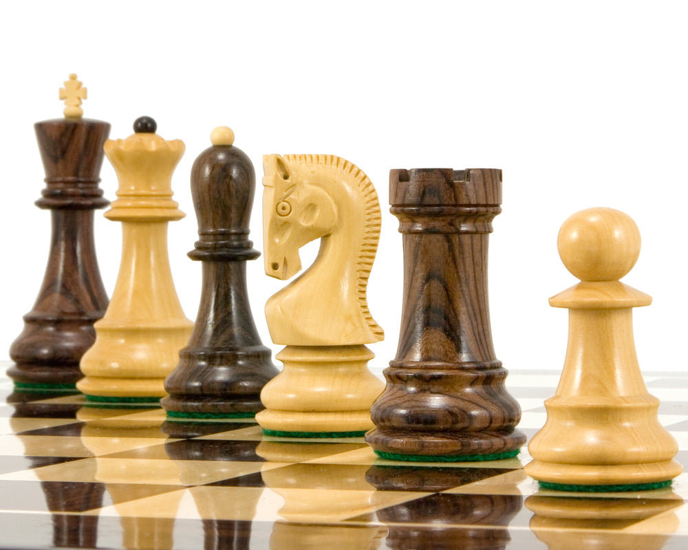 Antipodean Series Rosewood Staunton Chessmen 4 Inches