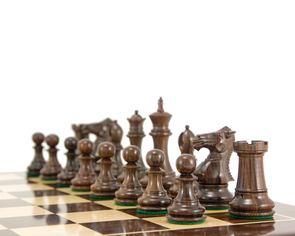 Windsor Series Rosewood Staunton Chess Pieces 3 Inches