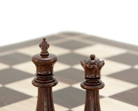 Madrid Series Rosewood Luxury Chess Pieces - 10cm