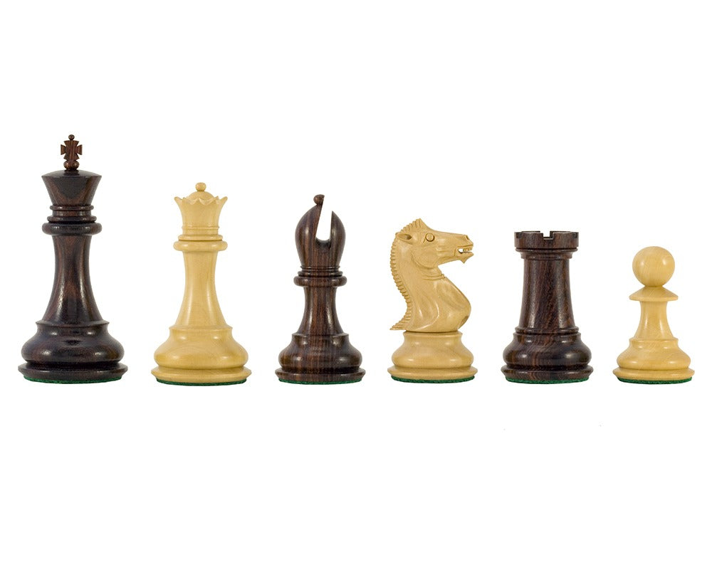 Sandringham Series Rosewood Chess Pieces 4 Inches