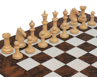 Bath Series Classic Staunton Ebony Chess Pieces - 10.8cm