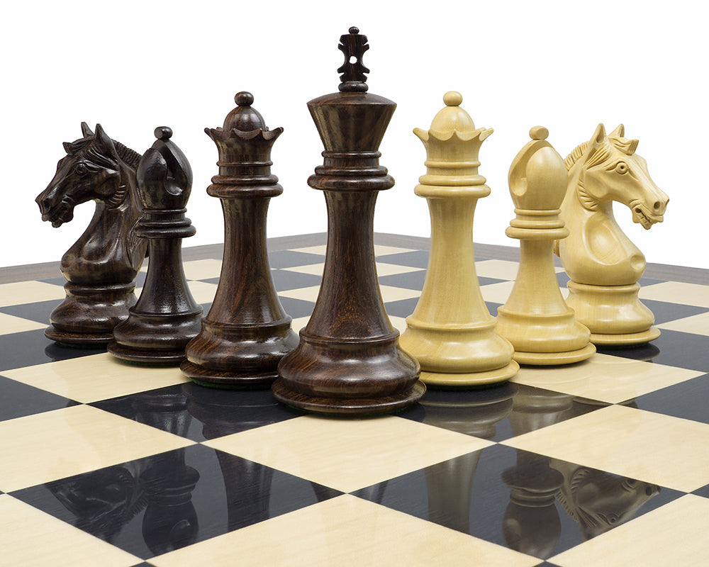 The Stretford Knight Rosewood Chessmen 10.8cm