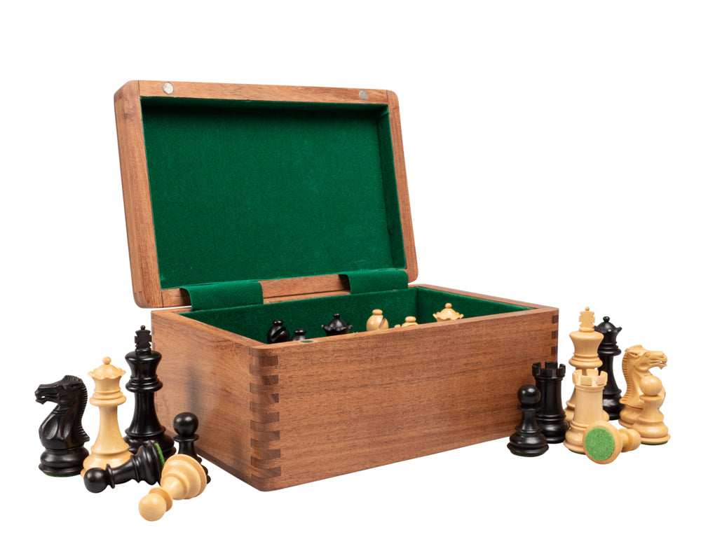 Competition Chess Men 3 Inch with Chess Piece Case