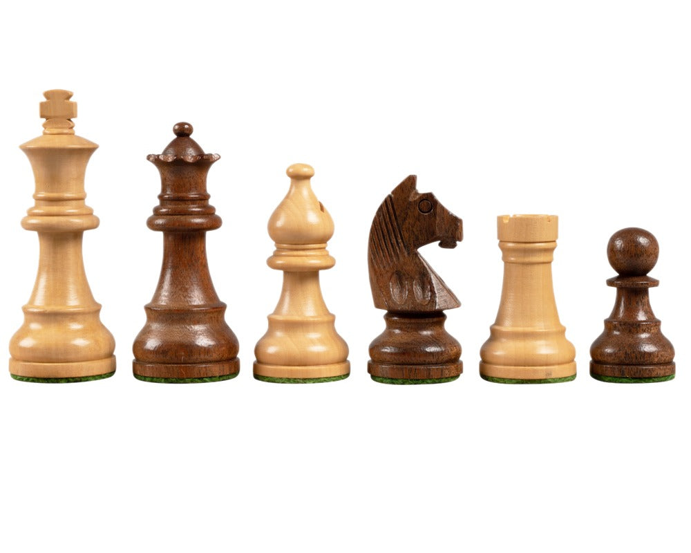 Down Head Acacia 3 inch Chess Pieces