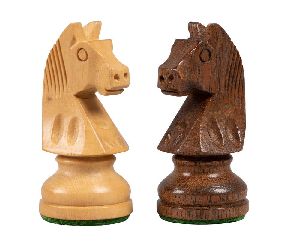 Down Head Acacia 3 inch Chess Pieces