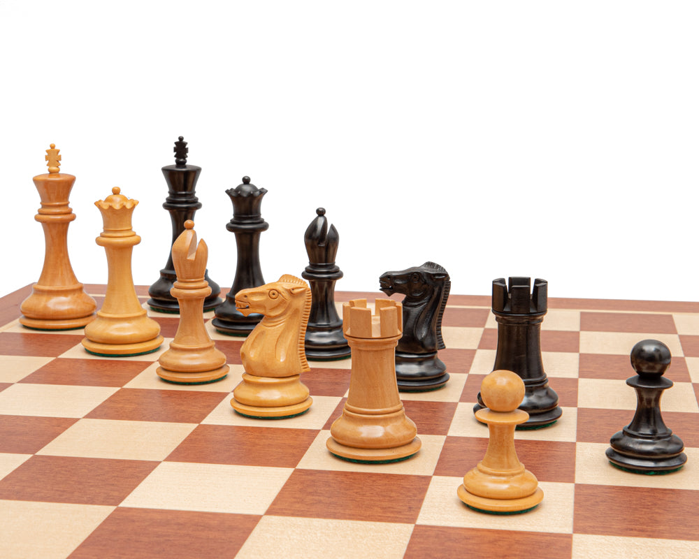 The Abingdon 3.5 inch Ebonised Chess Men