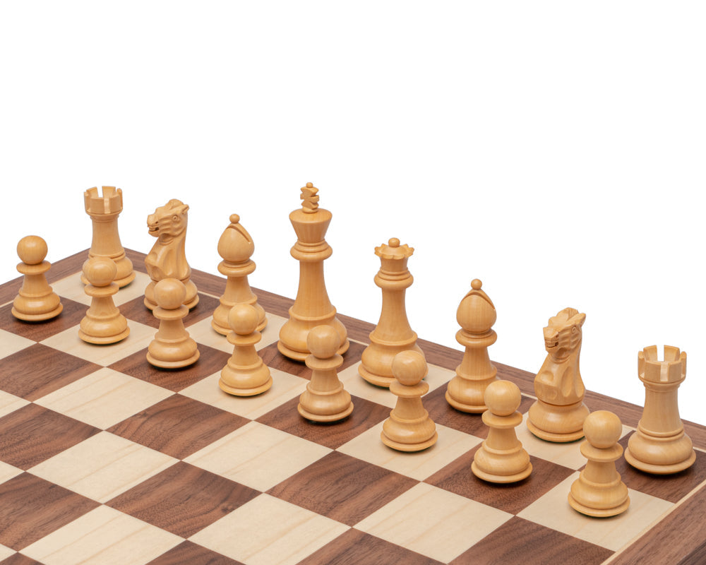 3.5 Inch Classic Staunton Chessmen Acacia Wood