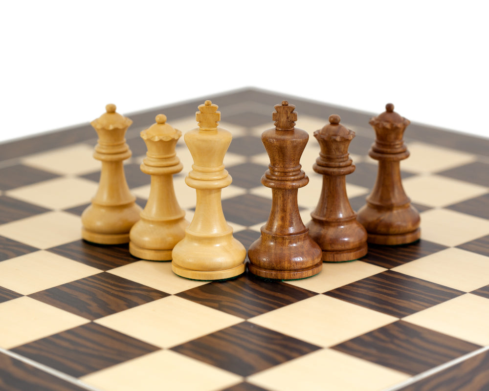 American Staunton Chessmen in Sheesham 3.75 Inches