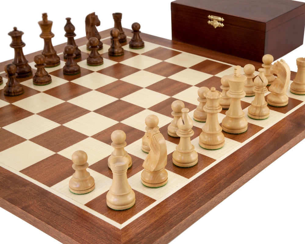 Down Head Grand Sheesham Championship Chess Set