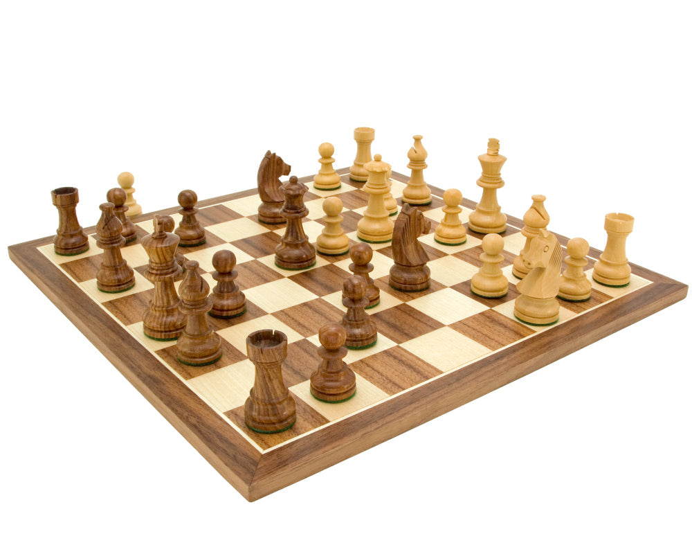 Down Head Knight Academy Medium Chess Set