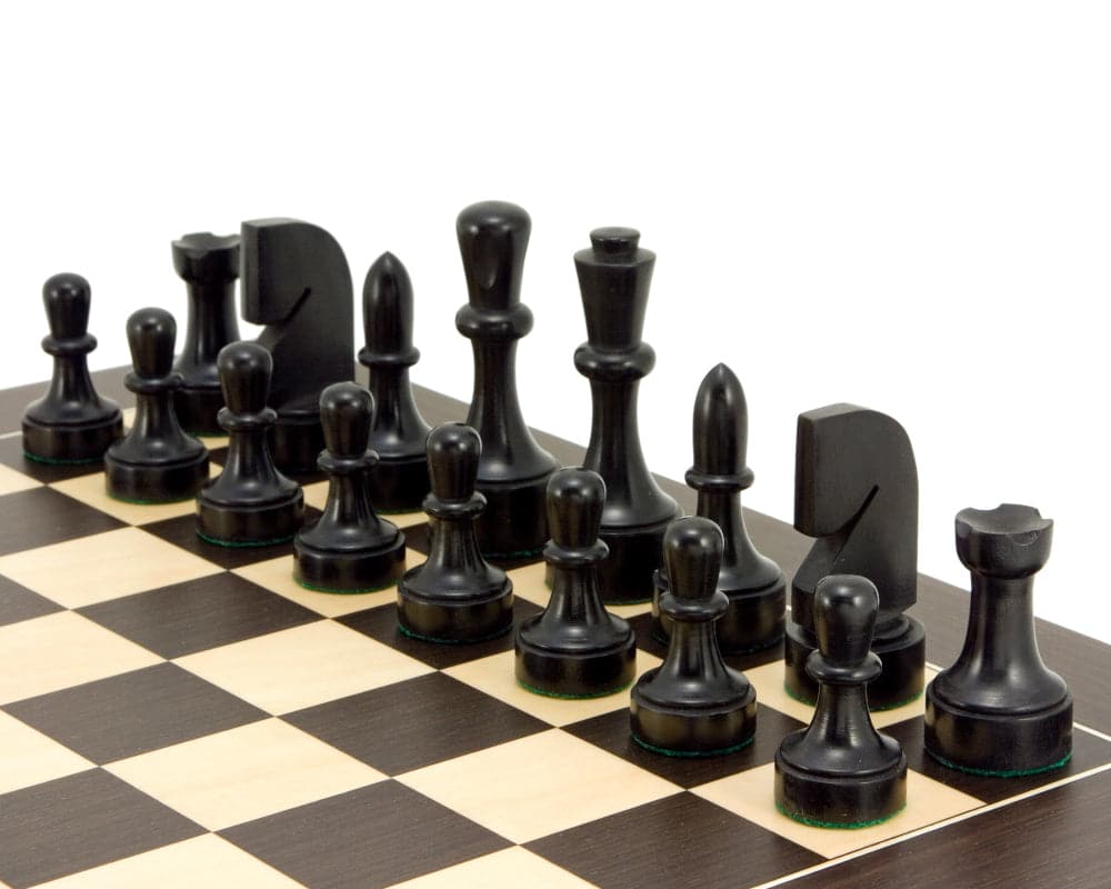 Contemporary Series Wenge Chess Set (Hover Image)