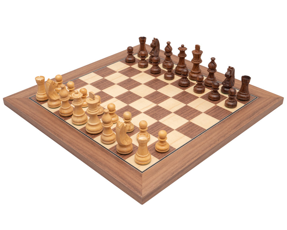 Down Head Classic Sheesham Deluxe Chess Set