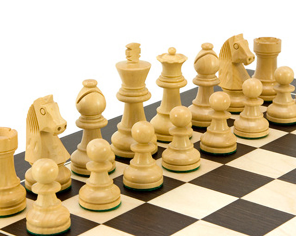 Down Head Classic Wenge Deluxe Chess Set