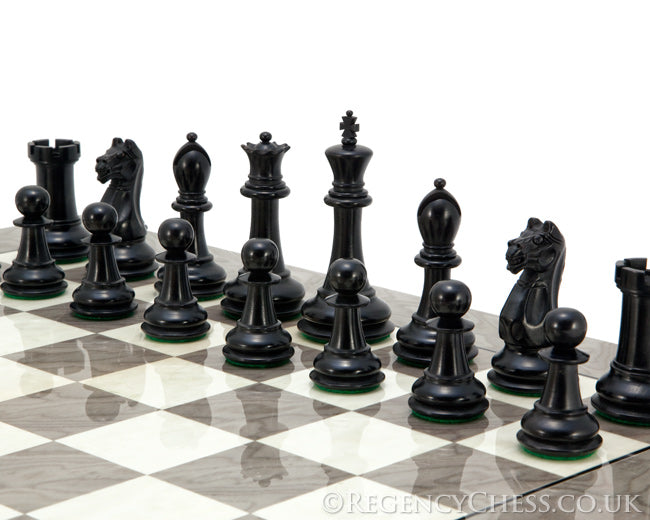 Oxford Ash Burl Chess Set