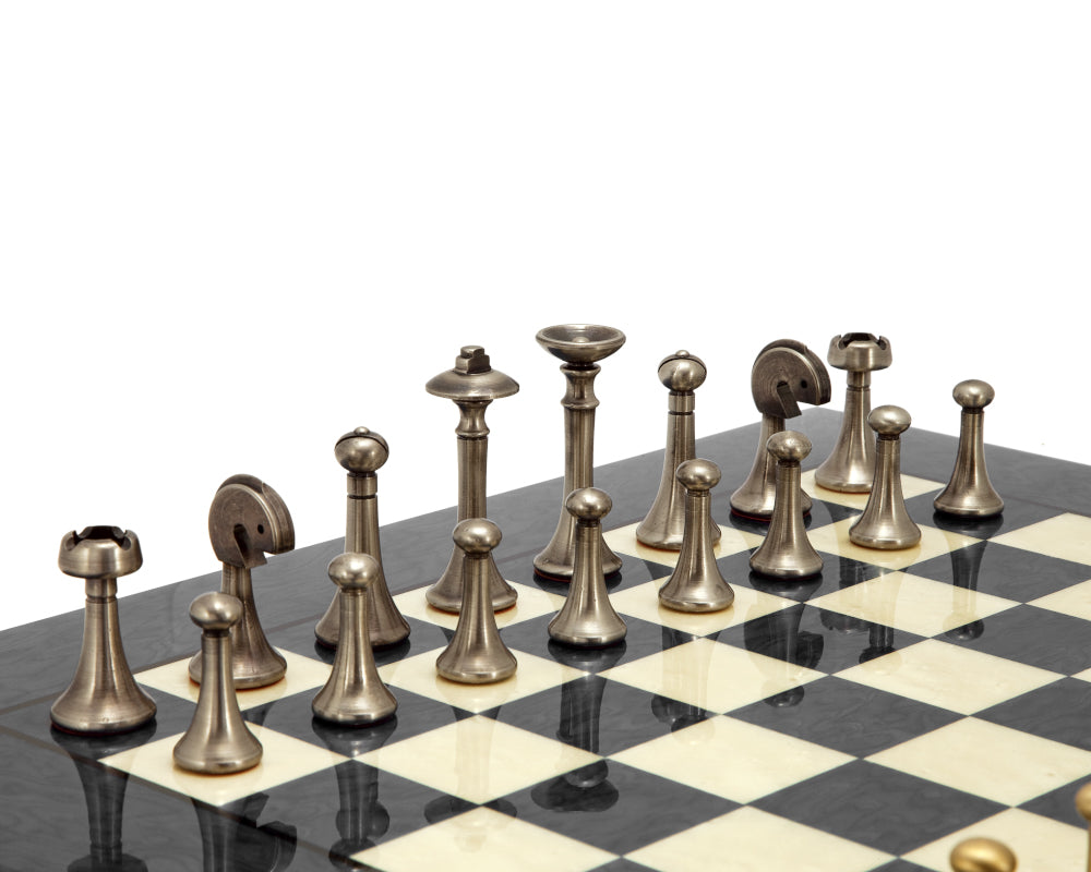 Grey Metropolis Chess Set