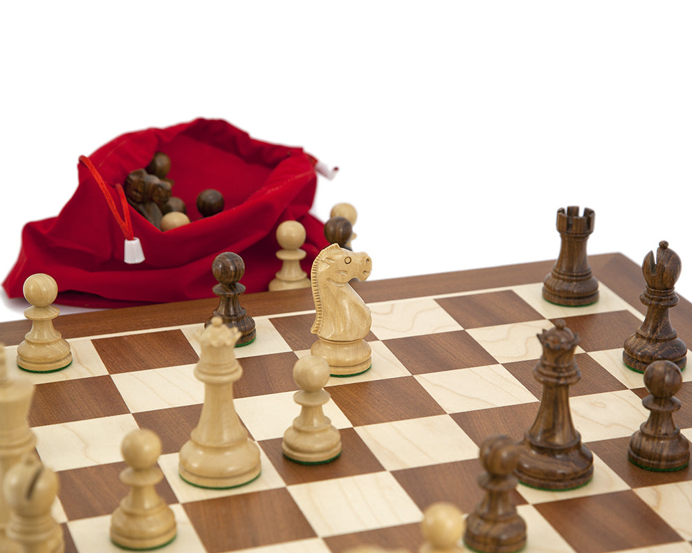 Jacob Knight Sheesham & Mahogany Chess Set