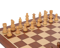 French Knight Sheesham Mahogany Chess Set