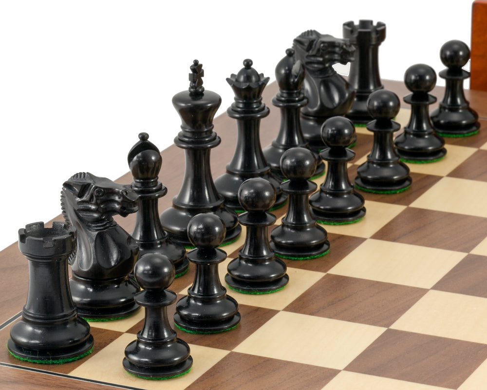 Highgrove Walnut Chess Set with Case