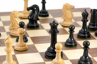 Parthenon Grand Ebony and Walnut Chess Set