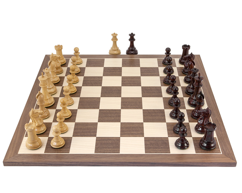 Sentinel Rosewood and Walnut Chess Set