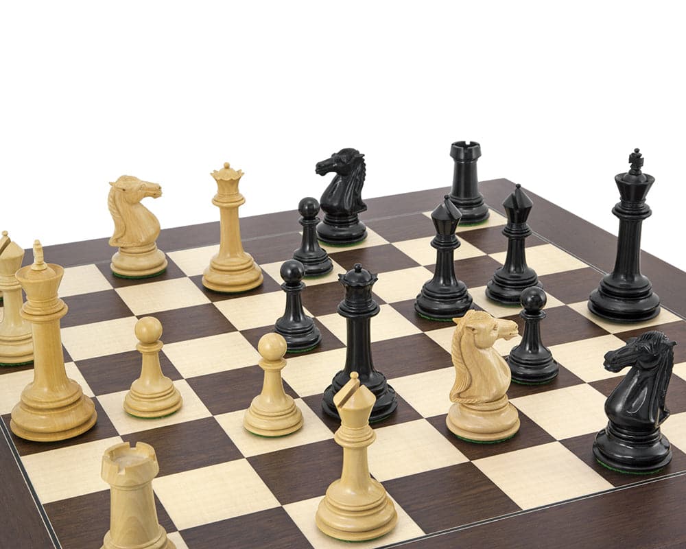 Parthenon Rosewood and Ebony Chess Set (Hover Image)