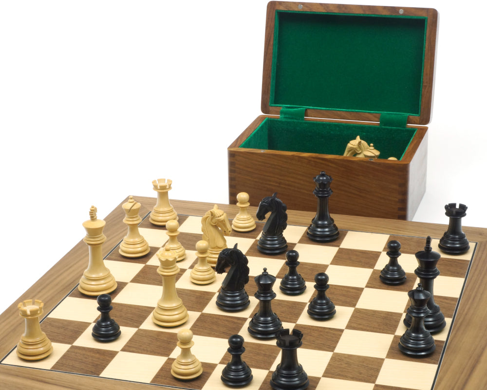 The Gambit Walnut Chess Set