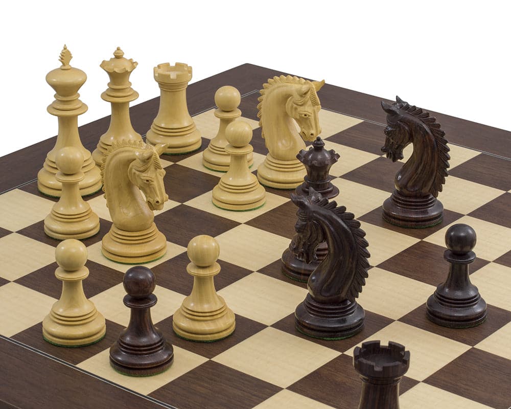 The Lemington Rosewood Palisander Chess Set (Hover Image)